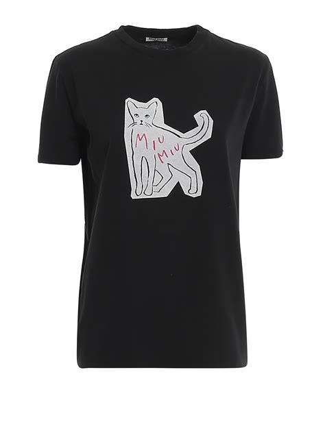 miu miu cat shirt